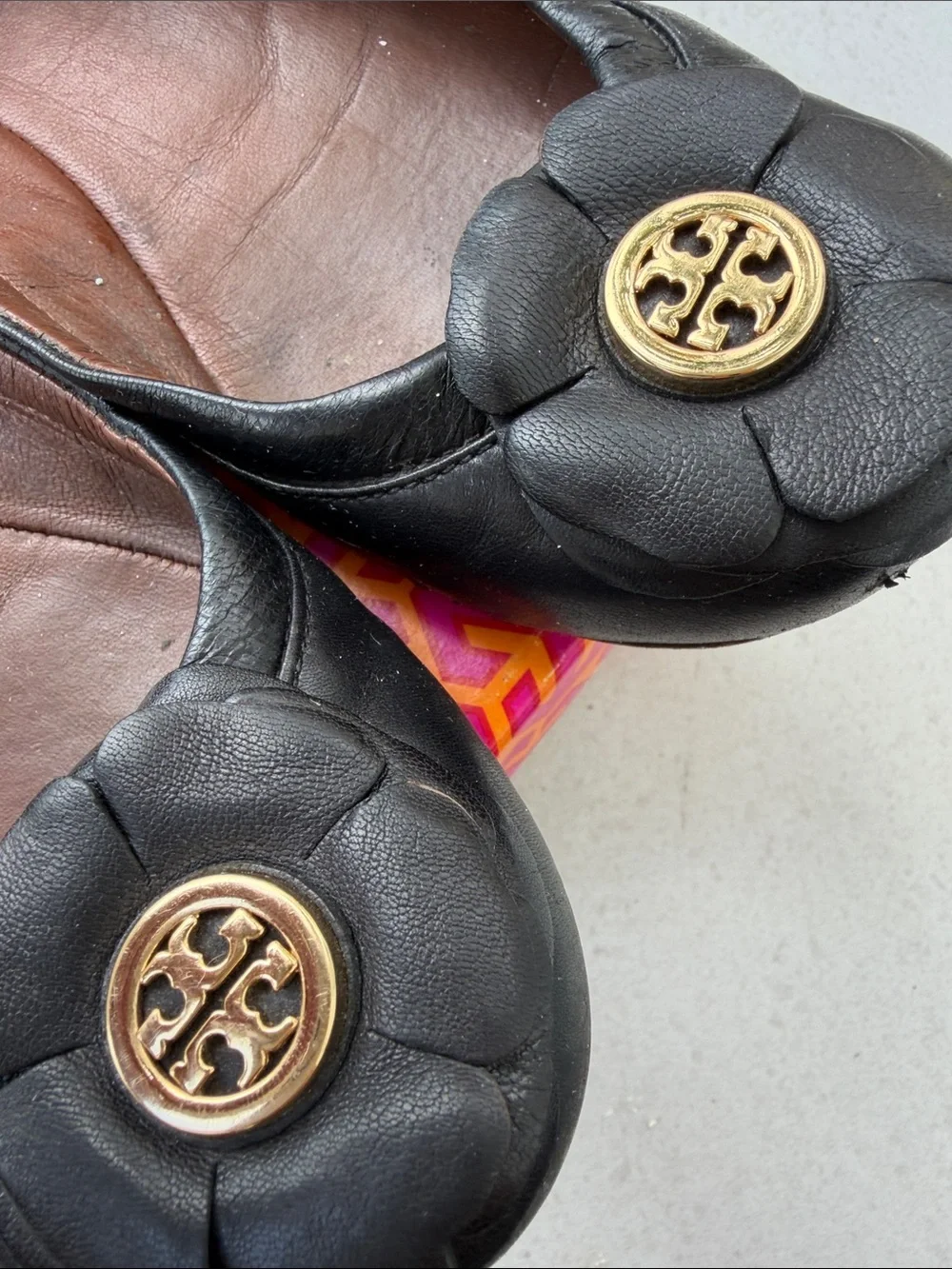 Tory Burch black leather